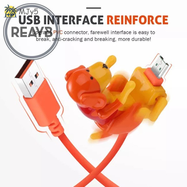 Dây Cáp Sạc Nhanh Mjy5 Loại C Hình Chú Chó Humping Vui Nhộn