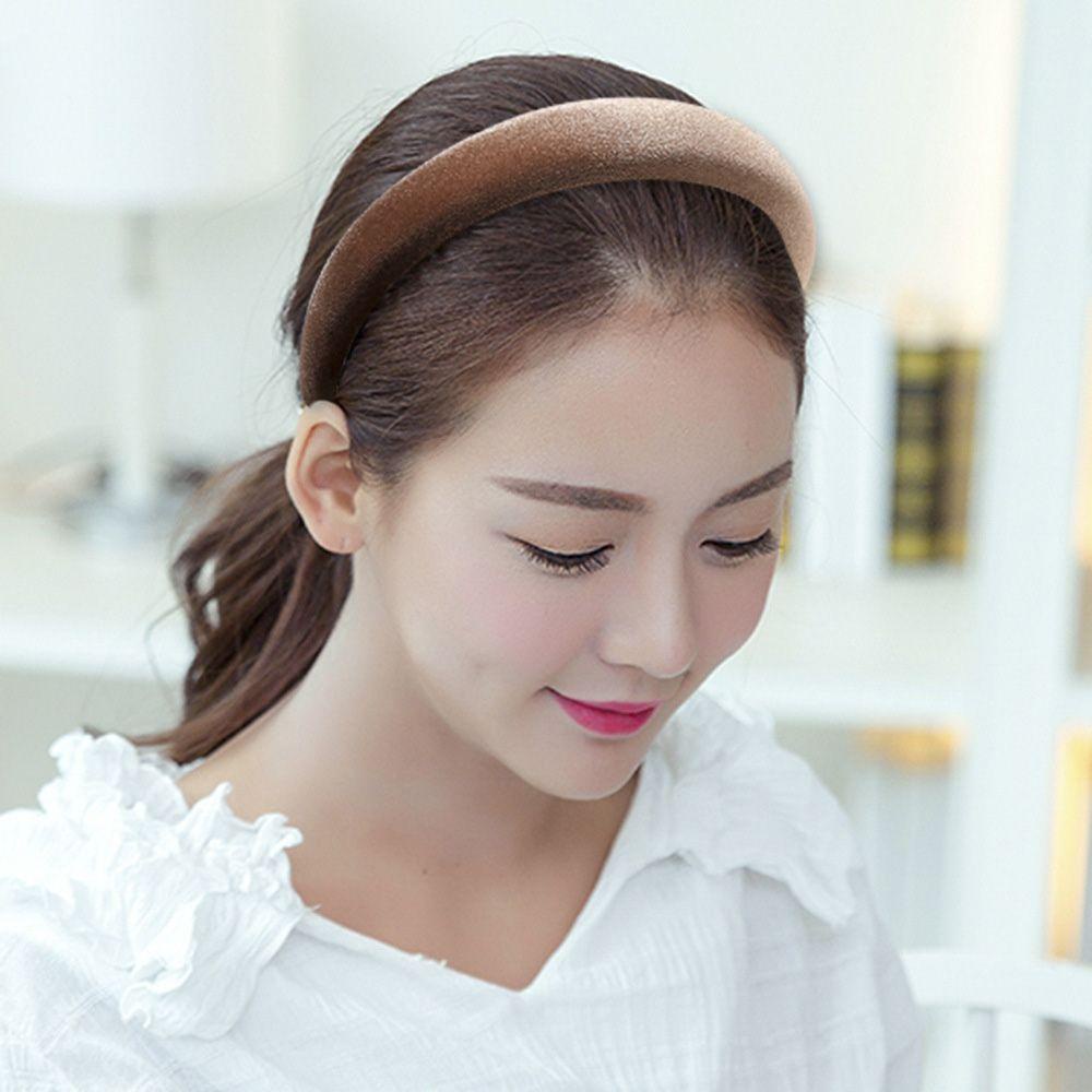 Dây Xốp Cột Tóc Màu Trơn Phong Cách Vintage Thời Trang KENT1