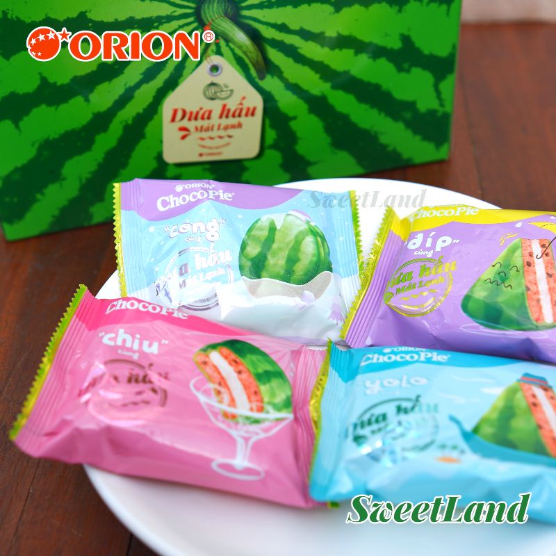 Bánh Orion Chocopie hộp 12 bánh có đủ vị