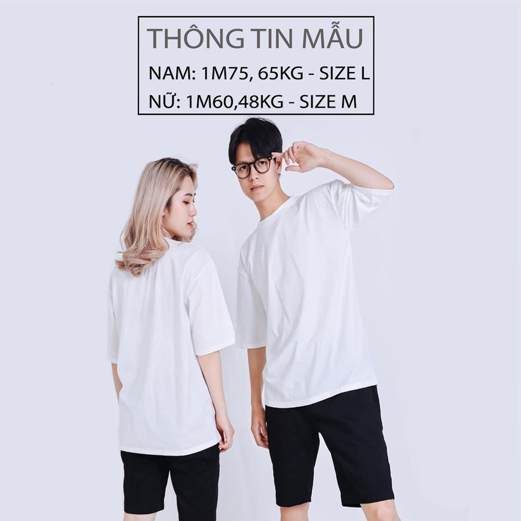 [ĐƯỢC CHỌN MẪU] Áo Thun Tay Lỡ form rộng oversize , áo phông trơn nam nữ basictee phong cách streetwear QTLO