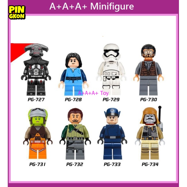 Mô Hình Lego Mini Pg8066 Star Wars Empire Judge Bodhi Lukba Oboba Fett Stormtrooper