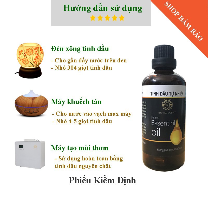 Tinh dầu dứa treo xe thơm phòng khử mùi Royal Scent