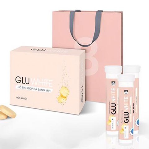 [CHÍNH HÃNG] GluWhite - Hỗ trợ cho làn da sáng mịn, hạn chế lão hóa da, tăng khả năng chống oxy hóa