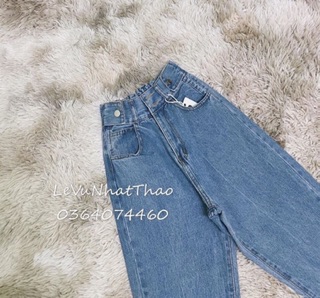 Quần baggy bò 2 cúc