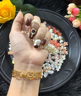 40 Hoa bột đá gắn móng nail ..