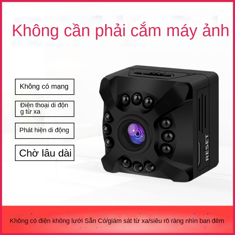 ☬♙☌Màn hình camera không dây nhỏ có thể được kết nối với điện thoại di động từ xa mà không cần internet Camera wifi gia