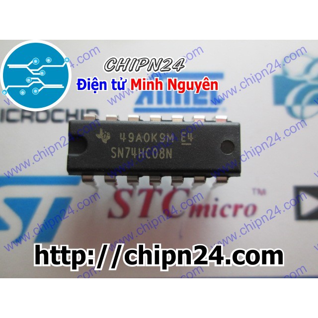 [3 CON] IC 74HC08 DIP-14 (7408 74HC08N)