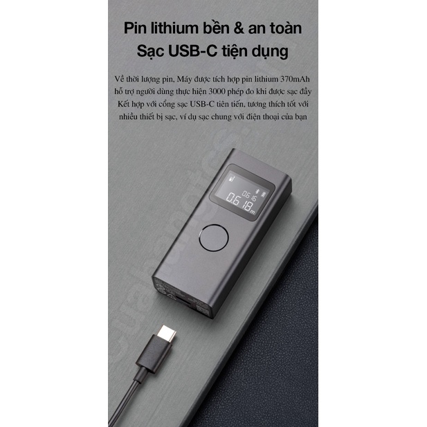 Máy đo khoảng cách laser Xiaomi Mijia MJJGCJYD001QW 40m