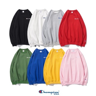 Áo nỉ bông dài tay nam nữ champion unisex