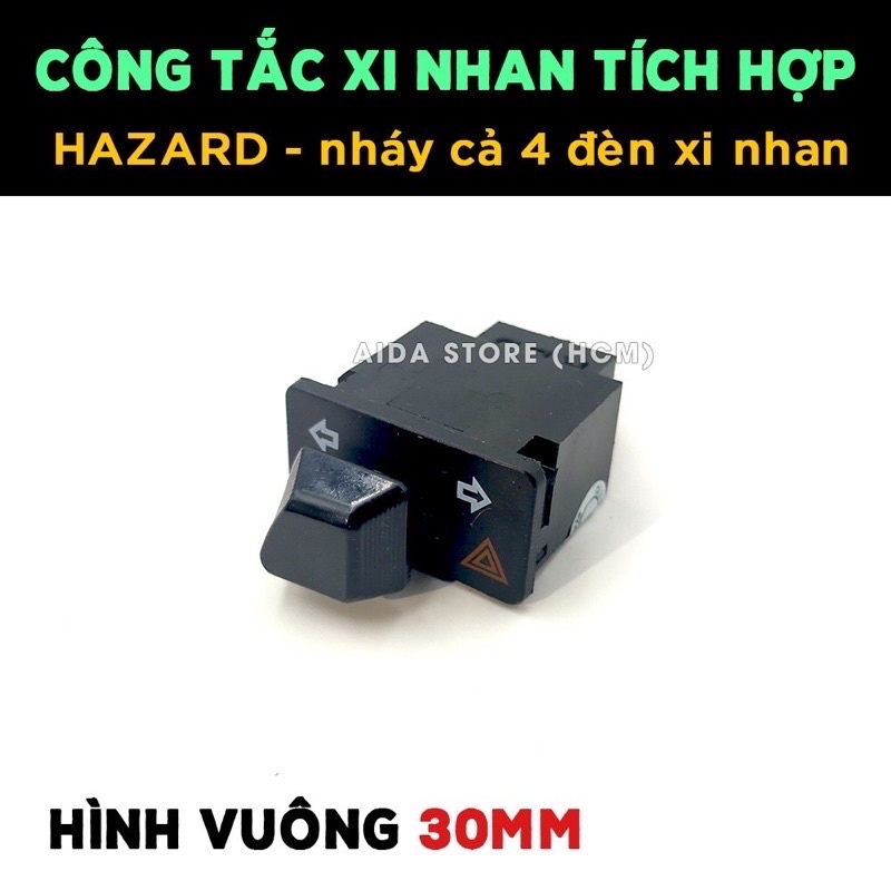 Công Tắc Si Nhan Tích Hợp Hazard Nháy 4 Bóng Si Nhan