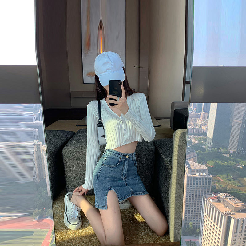 chân váy jean Lưng Cao Xếp Ly Thời Trang 1104 | BigBuy360 - bigbuy360.vn