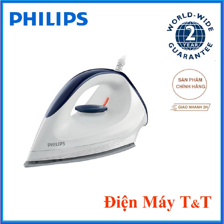 Bàn ủi khô Philips GC160 - HÀNG CHÍNH HÃNG - BH 2 NĂM