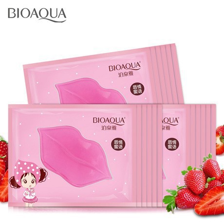 Miếng Mặt Nạ Môi Bioaqua - Mặt nạ Môi Collagen Nourish Lips Membrane Mask