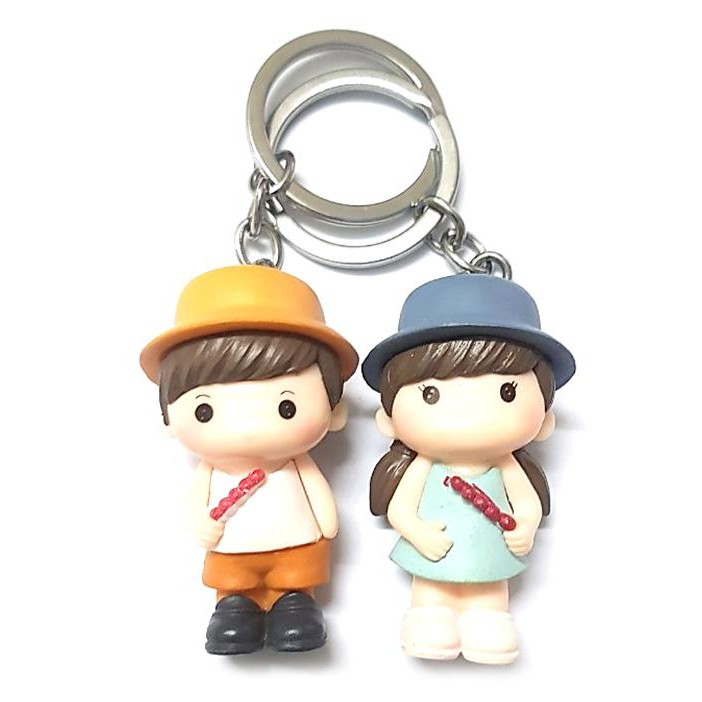 Móc Khóa Cặp Đôi Nam Nữ Siêu Dễ Thương