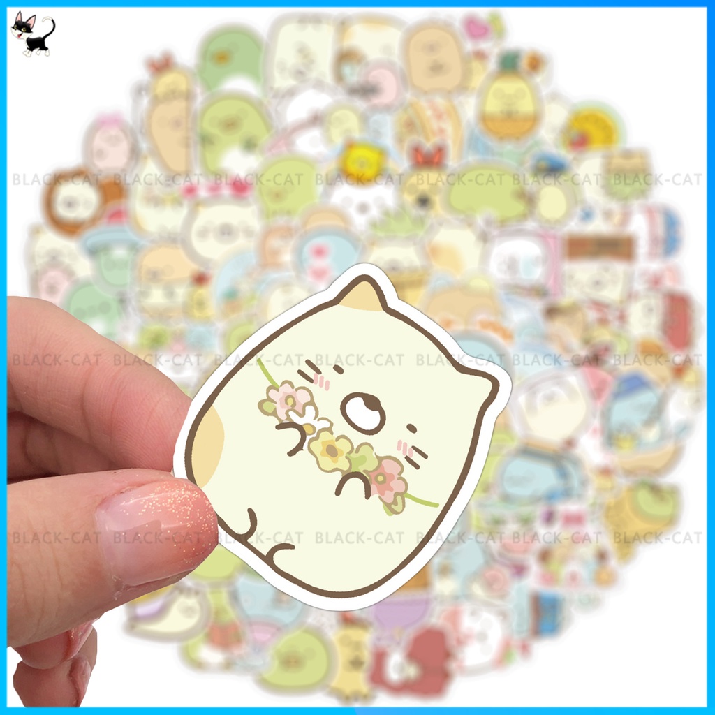 Miếng Dán Trang Trí Máy Tính/Vali/Laptop Chống Thấm Nước Họa Tiết Hoạt Hình Sumikkogurashi