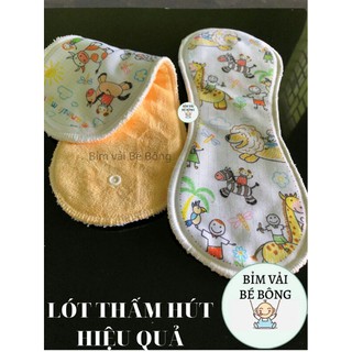 [COMBO] 5 Miếng lót Bỉm vải Babu nature chống hăm cho bé size M,L