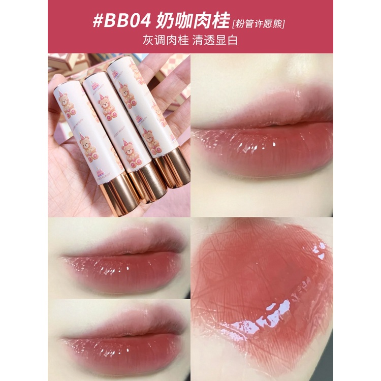 Son Môi Dưỡng Ẩm Thiết Kế Hình Thỏ Ators Bear & Bunny Đẹp Mắt BB16