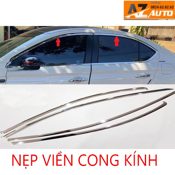 Nẹp chân kính, cong kính Honda City 2021 - 2022 mẫu mới nhất