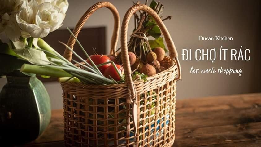 Túi mây vintage siêu xinh Hội An - Không túi nilon