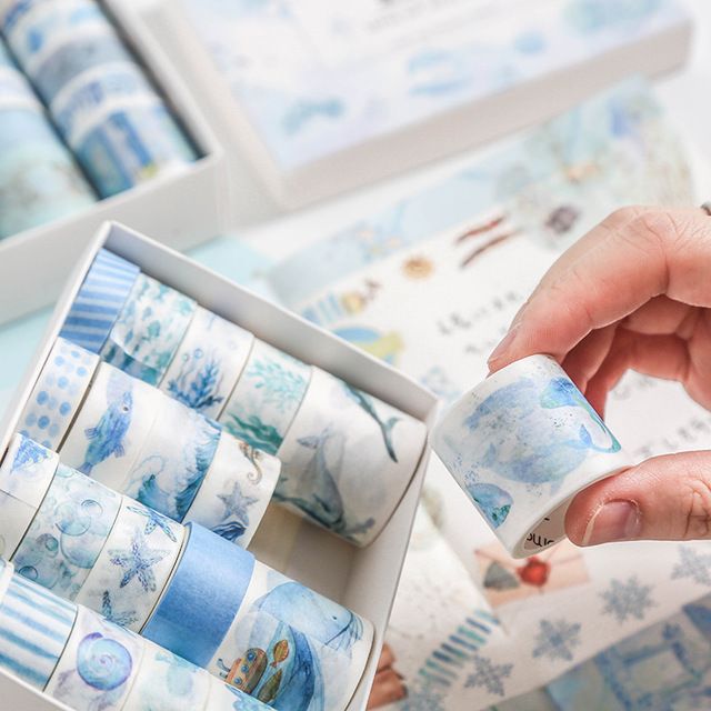 Set 20 cuộn băng dính trang trí washi tape