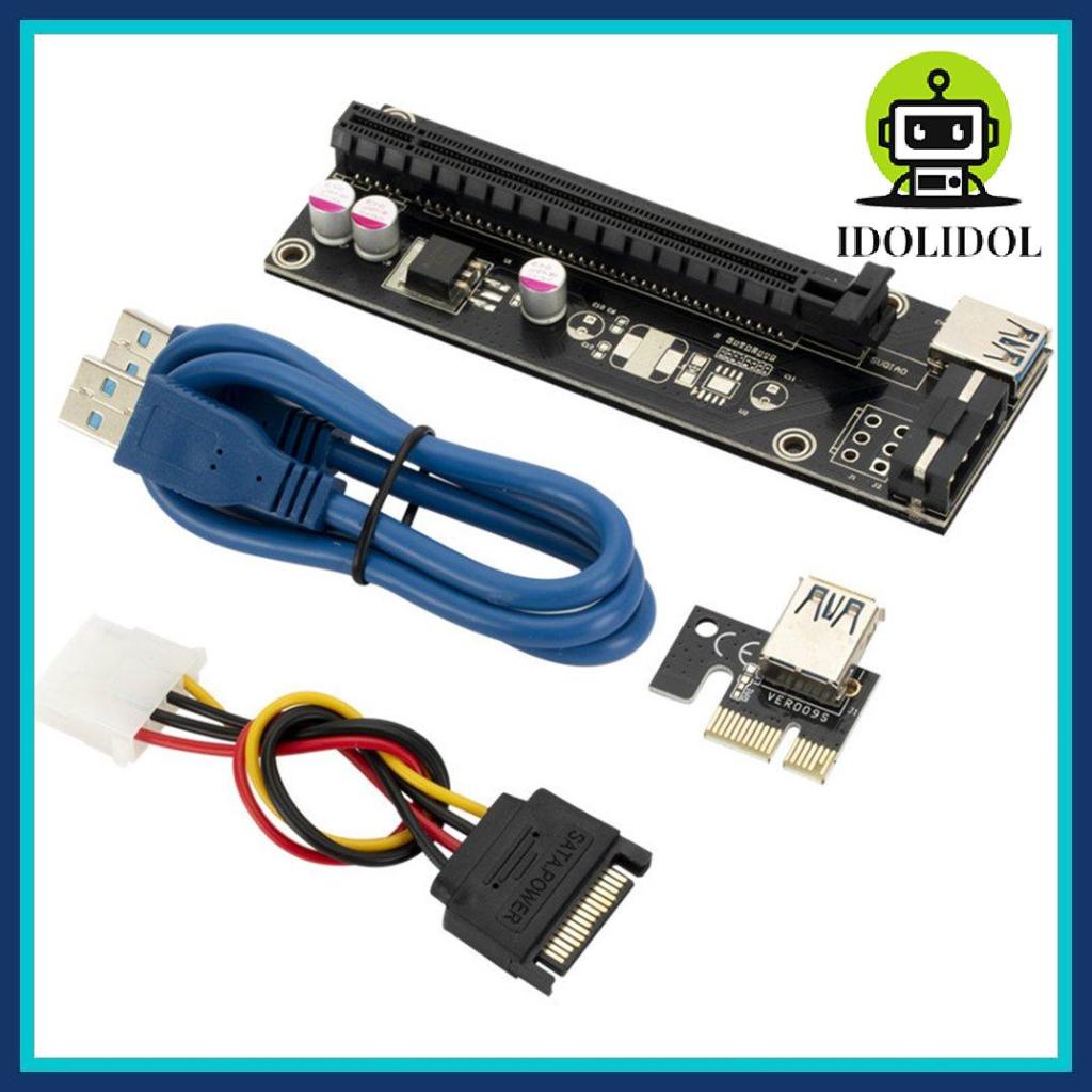 Dây cáp mở rộng VER006/C Pci-e 1x sang 16x Sata cho đồ họa