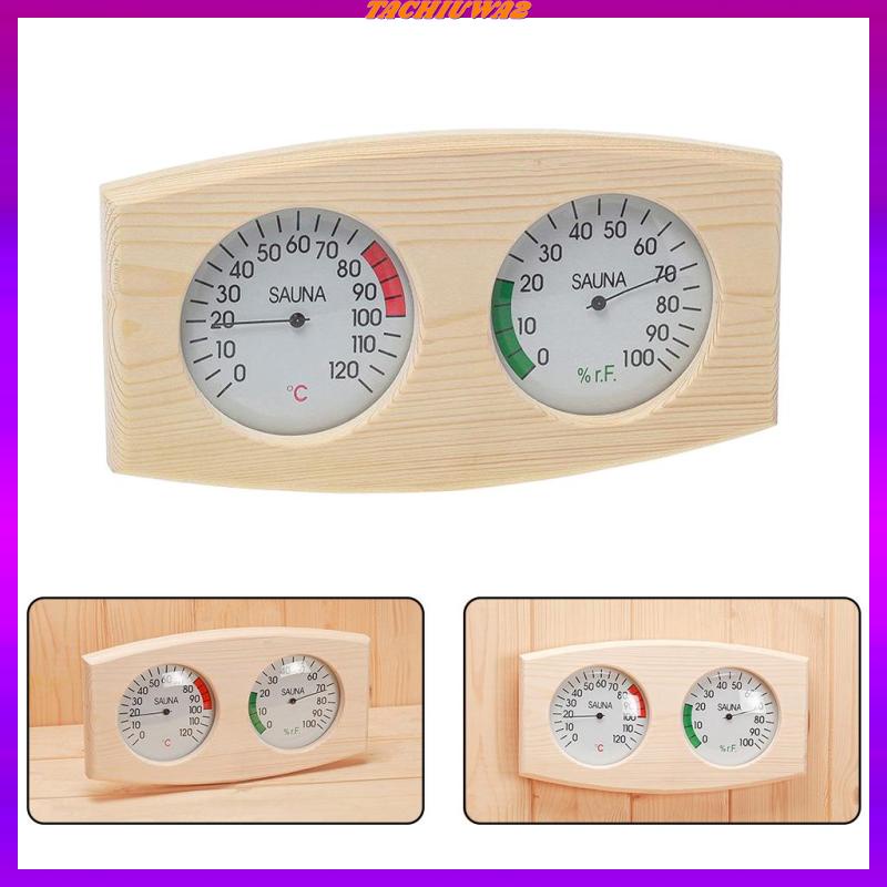 Nhiệt Kế Đo Độ Ẩm 2 Trong 1 1x Tachiuwa2 Bền Bỉ Dùng Trong Phòng Xông Hơi