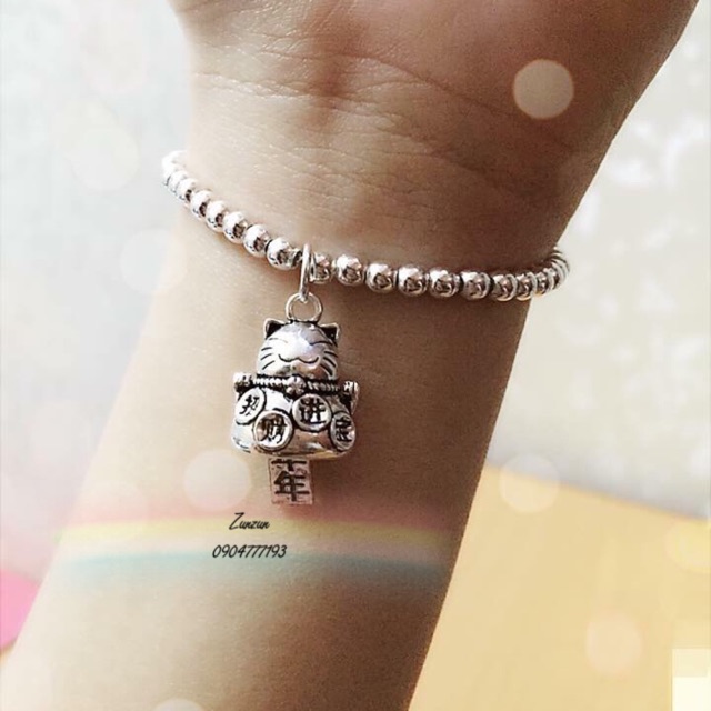 Vòng tay bạc ta 12 con giáp