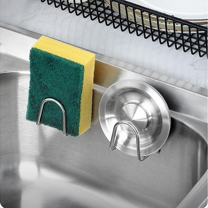 Giá Đỡ Móc Treo Khăn Hình Chữ U Bằng Thép Không Gỉ Gắn Tường Không Cần Đinh
