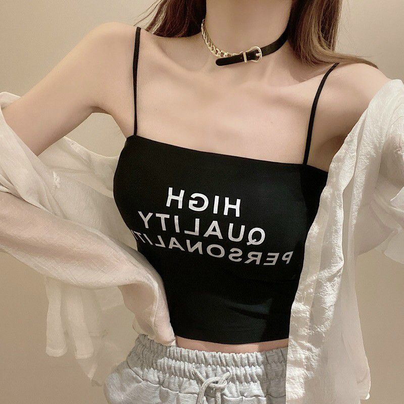 Áo bra 2 dây mảnh, áo bra su co giãn mềm mịn