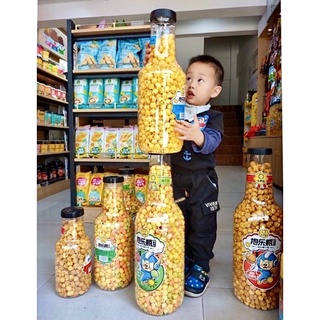 BẮP RANG BƠ CARAMEL SIÊU TO KHỔNG LỔ - BỎNG NGÔ SIÊU TO CHAI 1,2KG