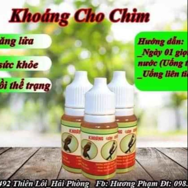 Khoáng cho chim cảnh, chào mào ,chích choè, hoạ mi,và một số chim cảnh.