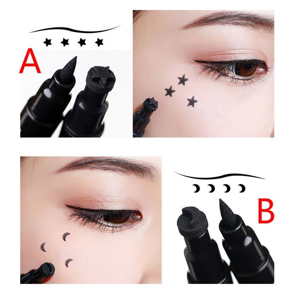 Bút Kẻ Mắt Nước Màu Đen Lâu Trôi Thiết Kế Hai Đầu 1 #