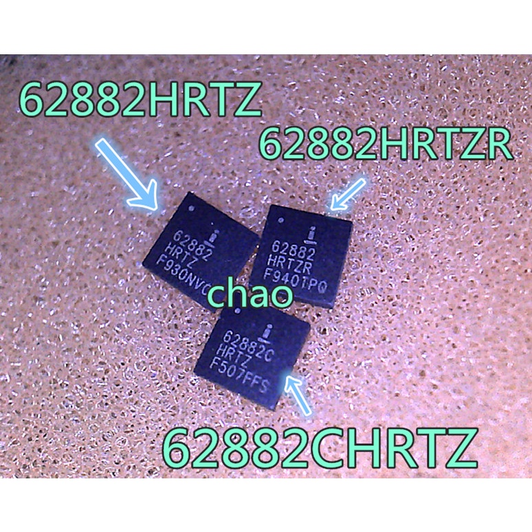 ISL62882HRTZ ISL62882HRTZR ISL62882CHRTZ 62882 62882C ic quản lý nguồn trên mainboard
