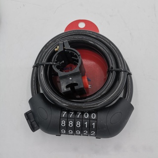 Khóa dây 5 số xe đạp khóa chống trộm xe đạp 12mmx1200mm khóa dây mã số