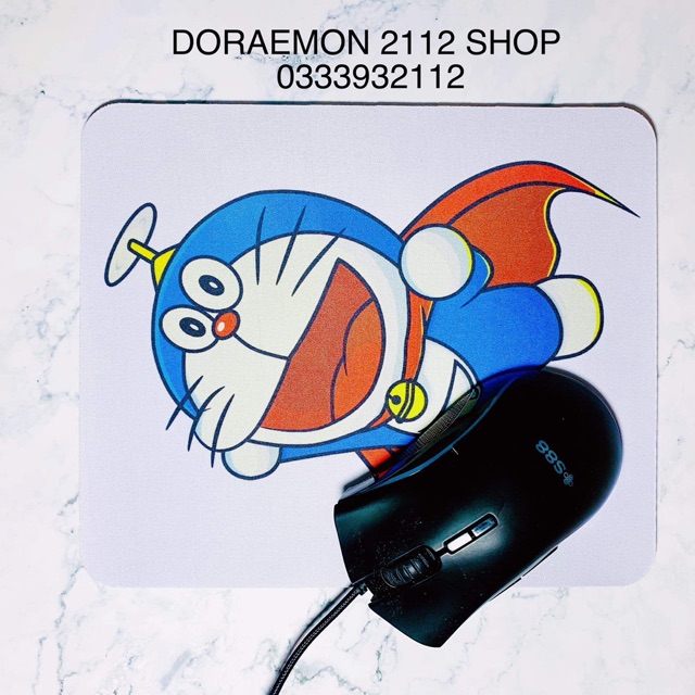 Miếng lót chuột 5mm kích thước 20x24cm Doraemon