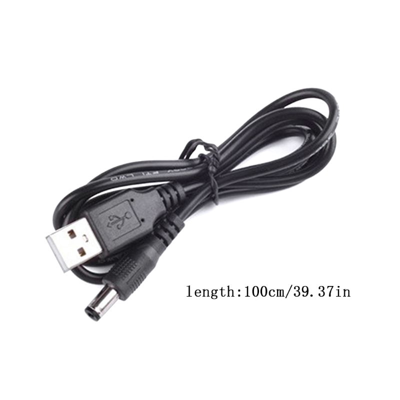 Dây Cáp Sạc Chuyển Đổi Usb Male Sang Dc 5.5x2.1 mm Dc5V