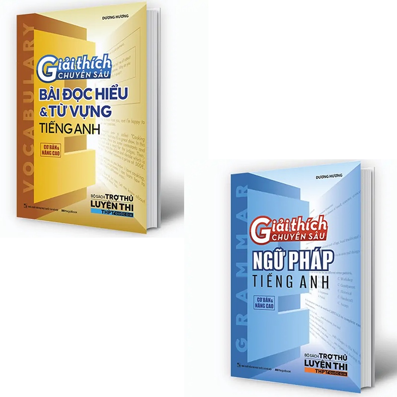 Sách - Combo Giải Thích Chuyên Sâu Ngữ Pháp - Đọc Hiểu, Từ Vựng Tiếng Anh