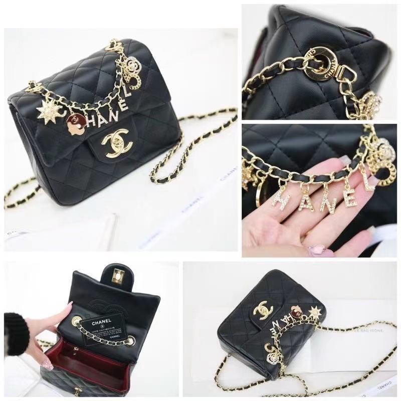 túi đeo chéo classic size mini charm