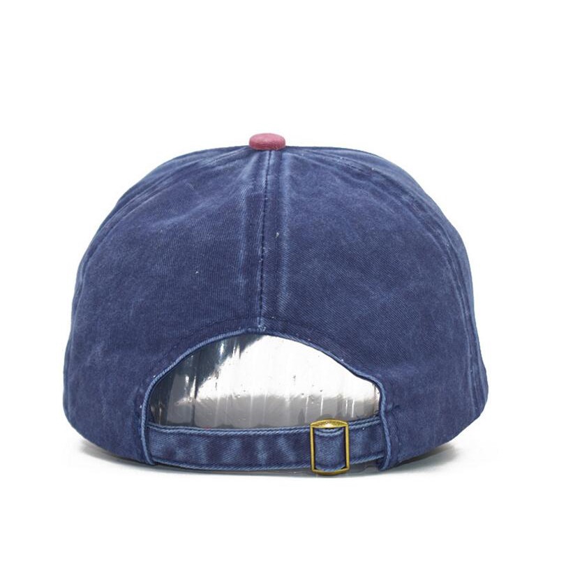 Mũ lưỡi trai bằng cotton hai màu phong cách cổ điển thời trang cho nam