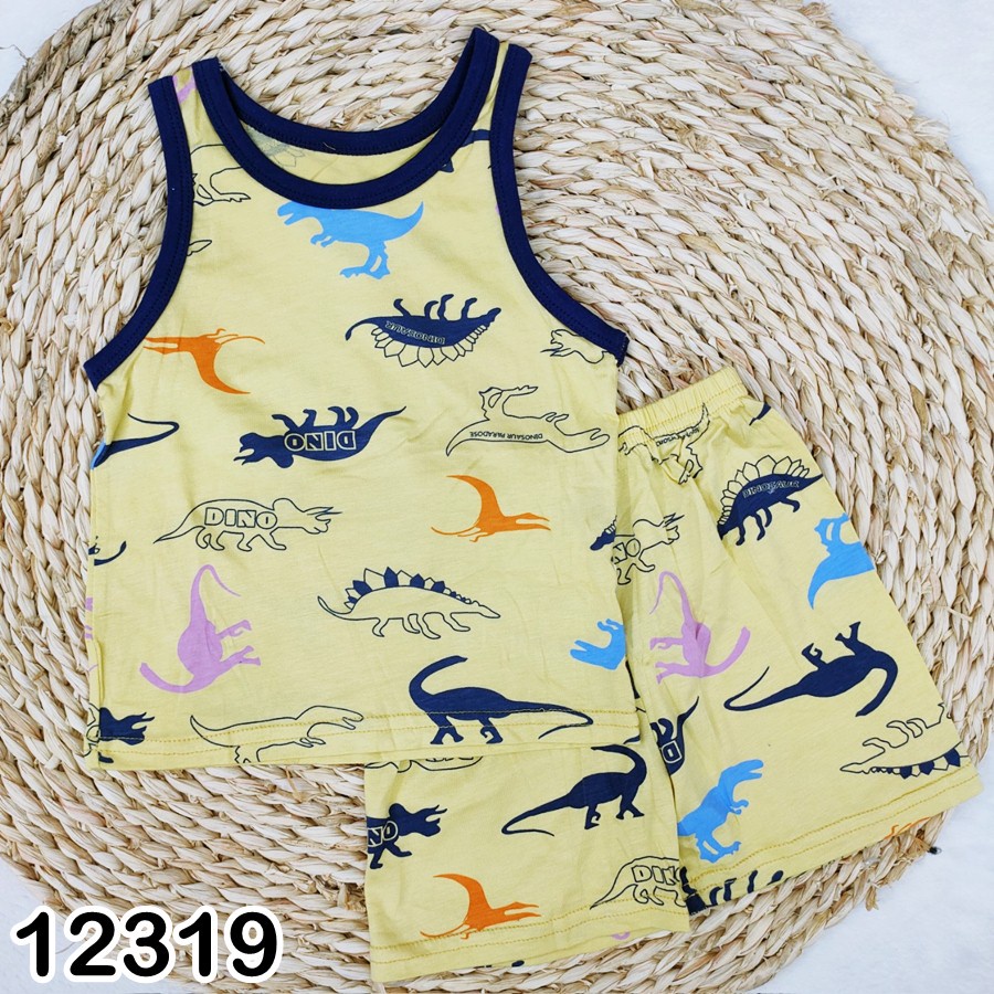 BỘ BA LỖ THUN LẠNH NHIỀU MẪU CHO BÉ TRAI 9-21KG