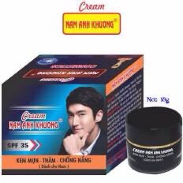 (mới) Kem Mụn - Thâm - Chống Nắng dành cho nam Nam Anh Khương (18g)