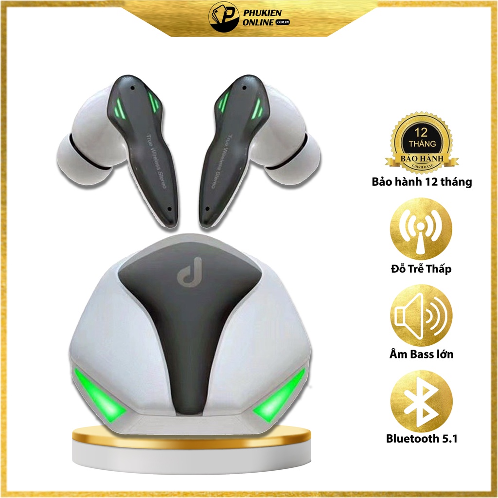 Tai nghe chơi game Bluetooth Gaming FLOVEME K86 Tws - Không dây có mic với độ trễ cực thấp GAMING CAO CẤP