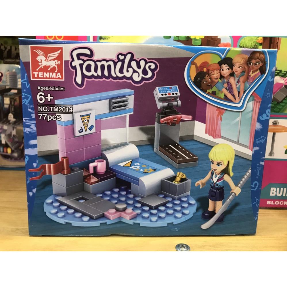 Bộ đồ chơi lắp ráp Phòng tập Thể dục cho bé gái