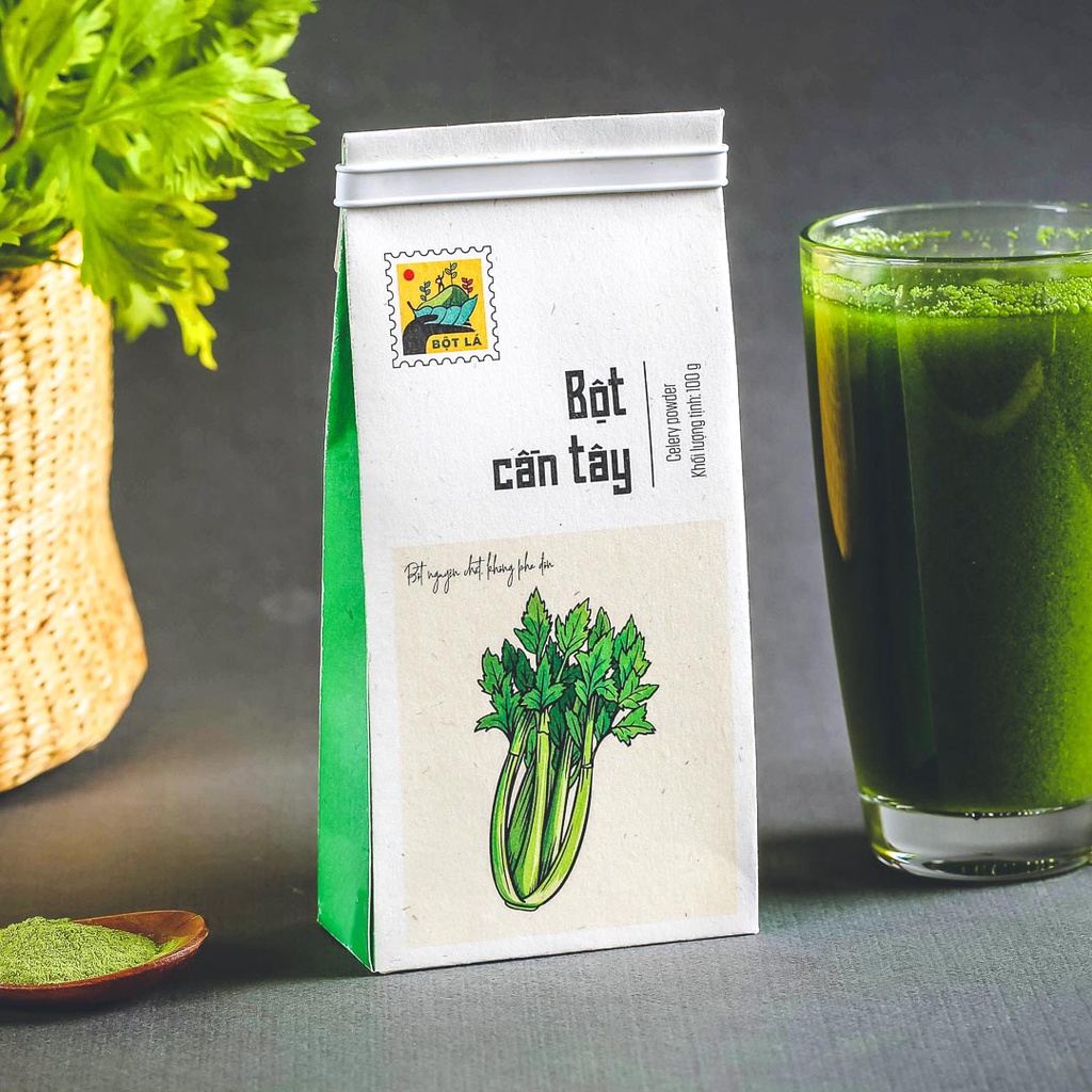 Bột cần tây L'angfarm, 100g, bịch, mẫu hanko