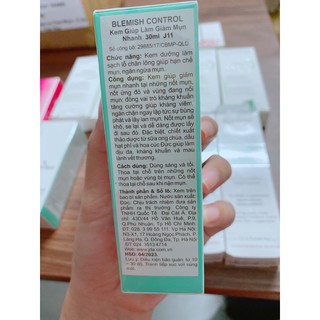Kem trị mụn cấp tốc Jean D’Arcel Blemish Control 30ml