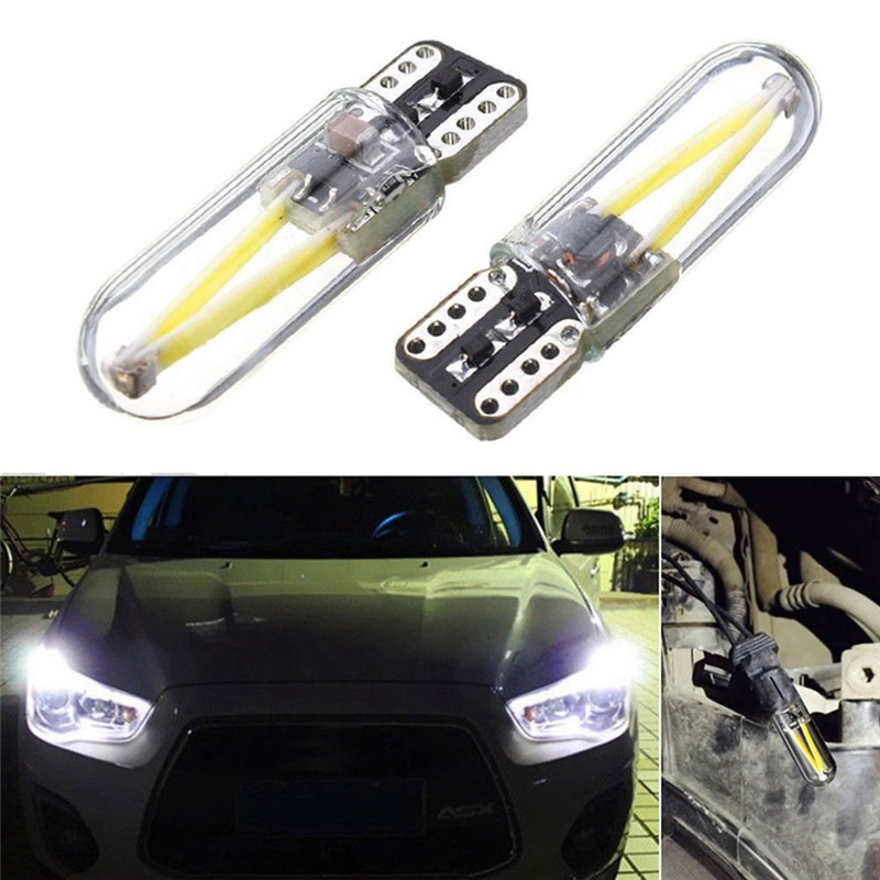 1 đèn LED T10 194 168 W5W COB cao cấp cho xe hơi