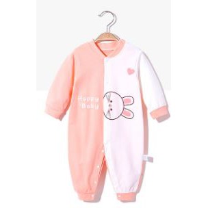 Bộ Body cotton cho bé trai/gái (Áo liền quần dài tay) xuất Hàn