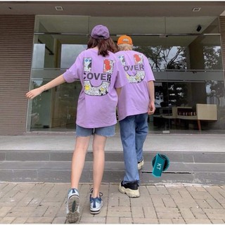 [FREESHIP ĐƠN TỪ 50K] Áo phông tím Conver chữ U KTH0919