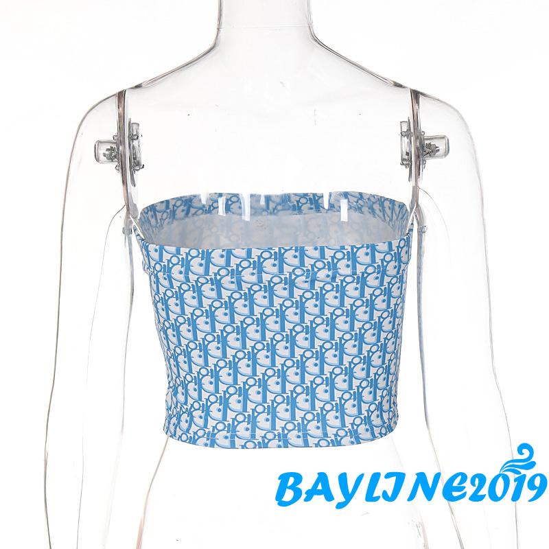 Áo Lửng Cổ Vuông In Chữ Thời Trang Dành Cho Nữ