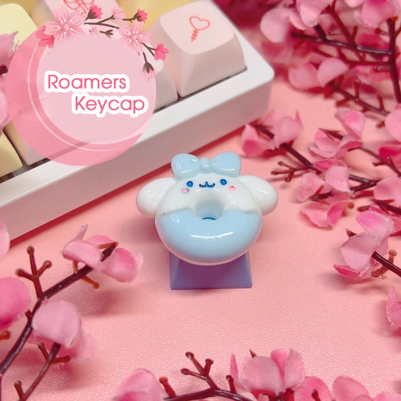 Keycap Donut Cinnamoroll Siêu Đẹp Đáng Yêu R4 PBT (007_CH)